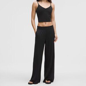 BeCalm Mid-Rise Wide-Leg Pant